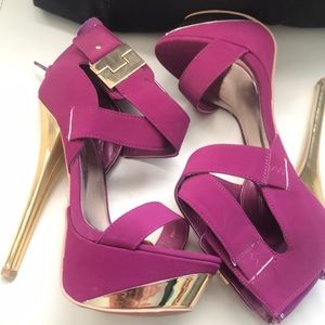 Brand New Fuchsia Heels